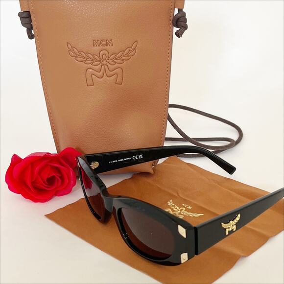 MCM 53mm Oval Sunglasses NEW With Case and Lens Cloth - Picture 10 of 11